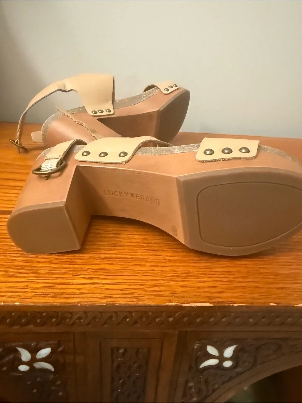 Lucky Brand chunky platform